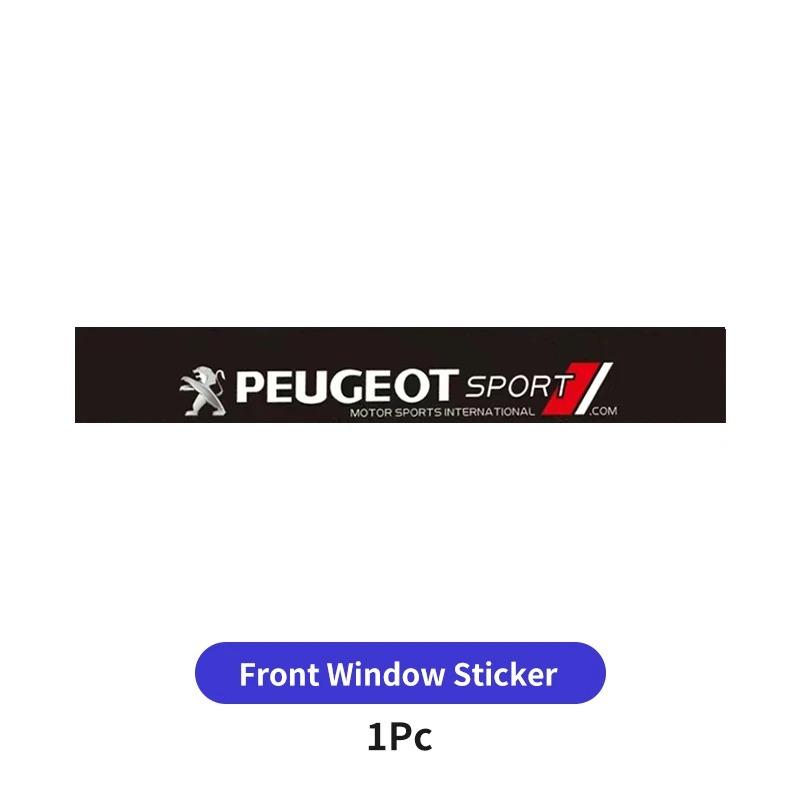 Peugeot Sportovní polep na čelní sklo pro Peugeot 206 207 208 307 308 408 508 2008 3008 5008 Rifter Expert Stylingové dekorace auta