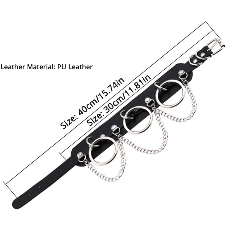 1 шт. кожаное колье женский воротник для женщин готическая панк-цепочка Harajuku ожерелье сексуальное веганское колье фестивальные девушки готические украшения