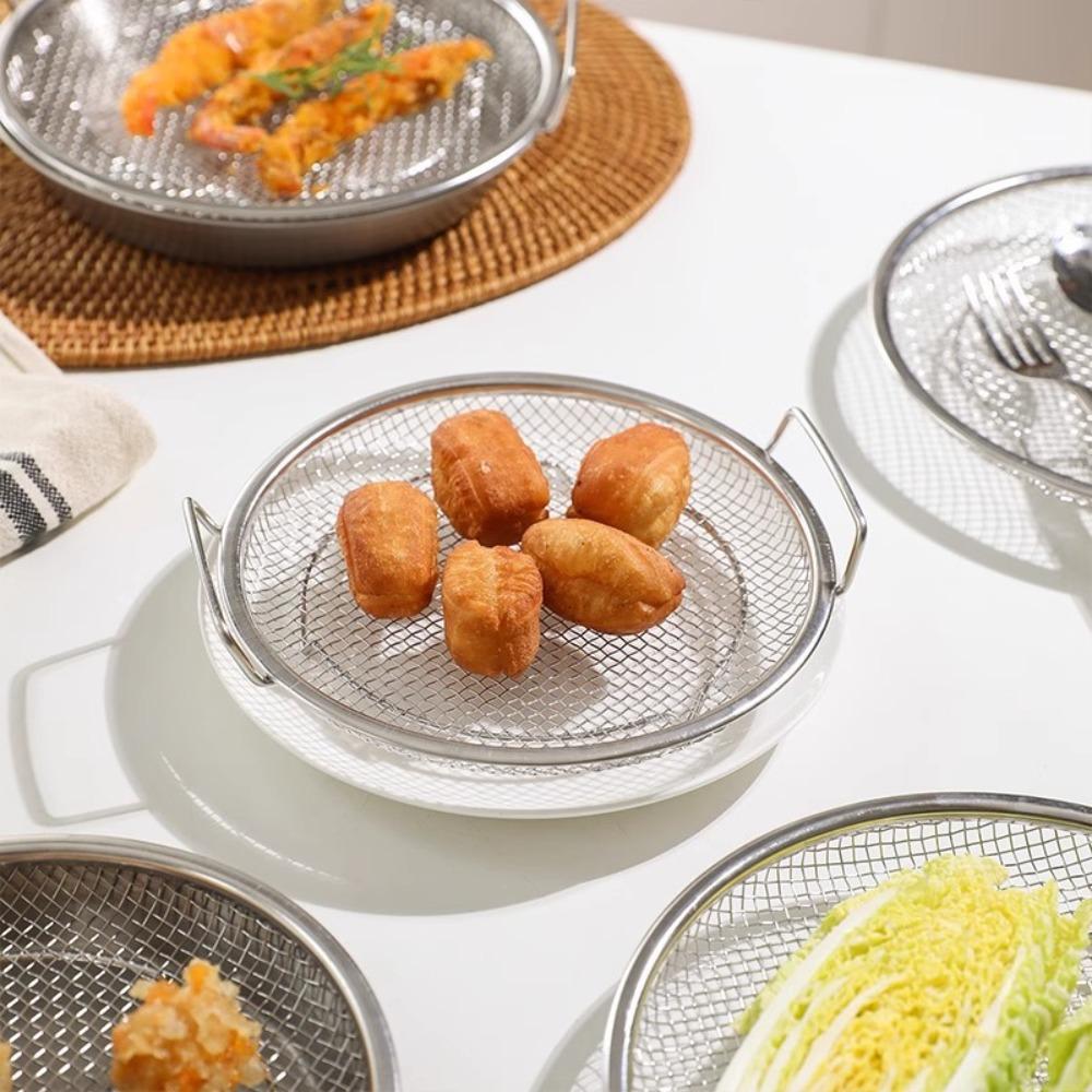 Поддон для масла из нержавеющей стали, корзина для слива масла из аэрофритюрницы, не ржавеющая, подставка для стекания масла с жареных продуктов, фрукт