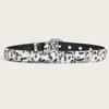 Pink Plush Women's Belt Leopard Print Waist Belt Fashion Pin Buckle Waistband  Jeans Accessories