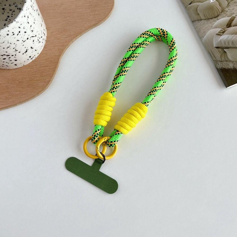 Candy Colors Anti-lost Rope Nylon Phone Wrist Straps Luxury Phone Lanyard  Phone Accessories