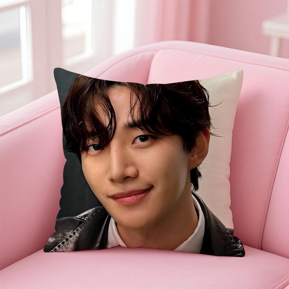 singer charismatic JJunho Cushion Cover Pillow Case Soft Skin Friendly Fabric  Concealed Zipper