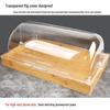 European Style Wooden Pastry Display Tray with Lid