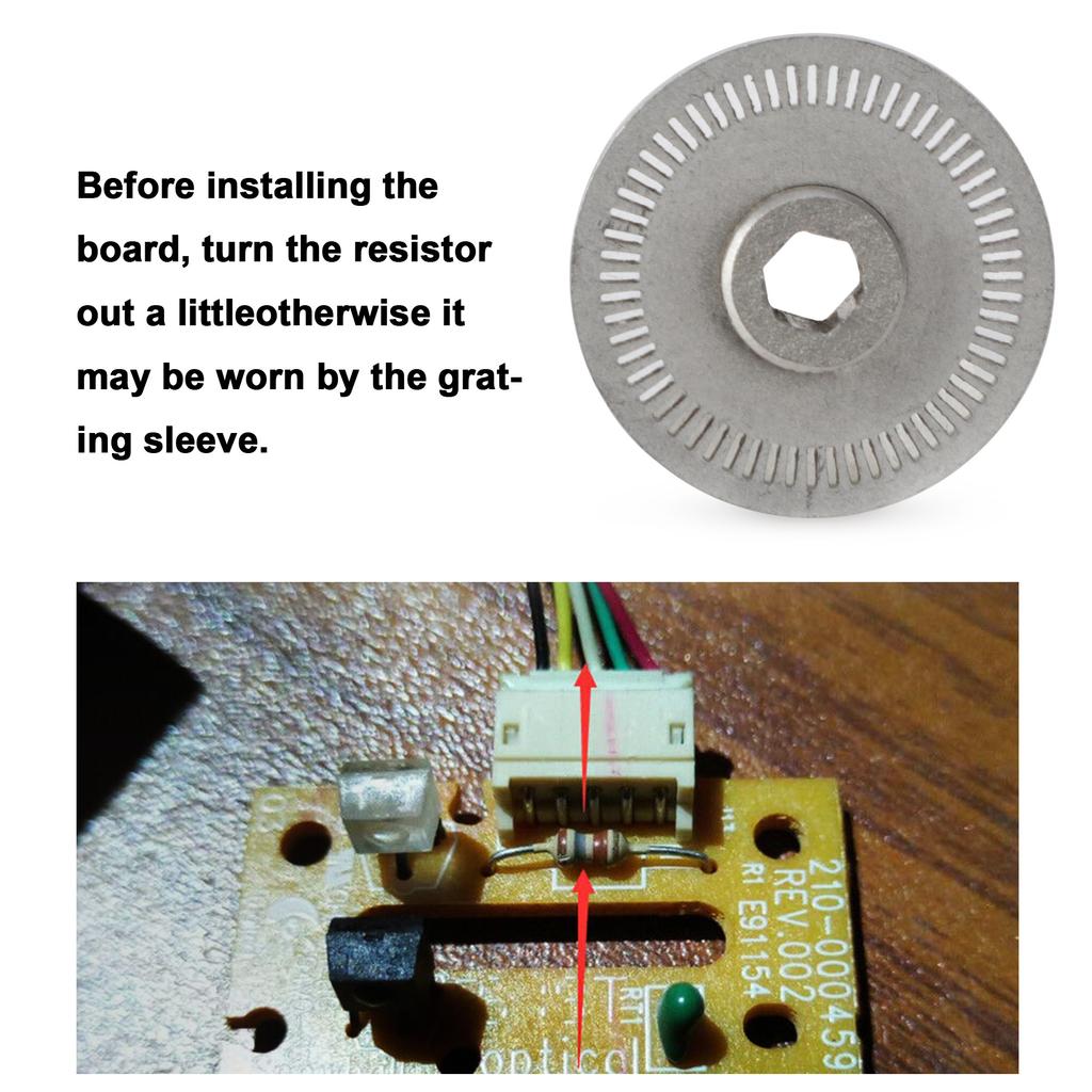 60 Slot Simulator Steering Wheel Optical Encoder Replace Accessories Upgrade For Logitech G25 Old G27 Driving Force GT Systems