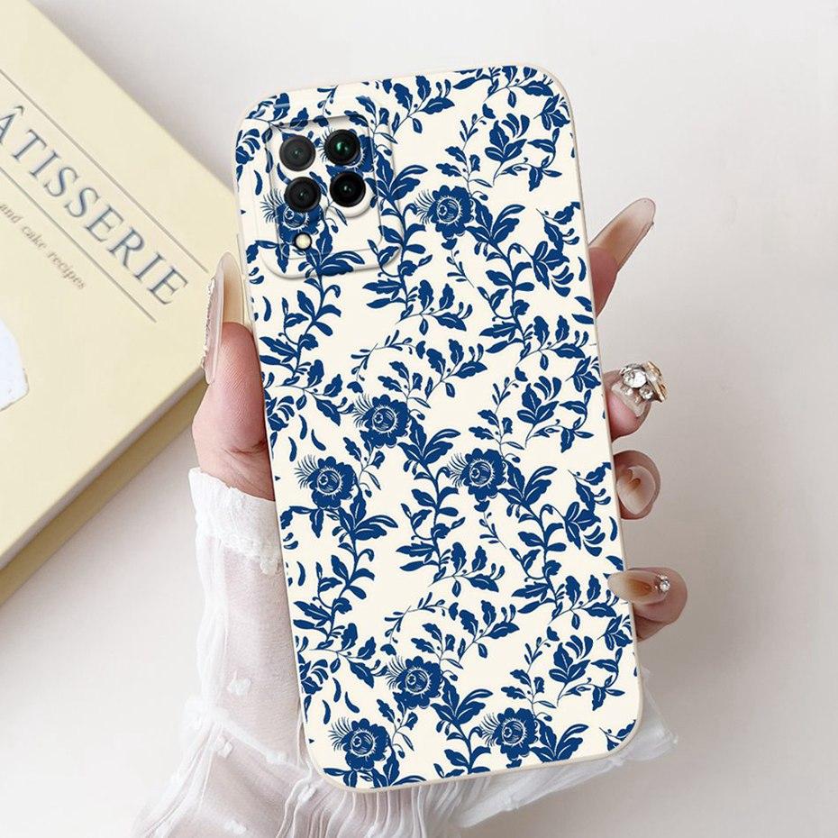Красивый Цветочный Чехол Для Телефона Для Huawei P40 Lite Nova 6 SE 7i Мягкий Силиконовый Ударопрочный Чехол Для Huawei P40lite Чехлы Бамперы