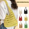 Korean Style Hollow Out Knitted Weave Bag Braided Beach Bag Sweet Crochet Tote Bag  Ladies/Girls