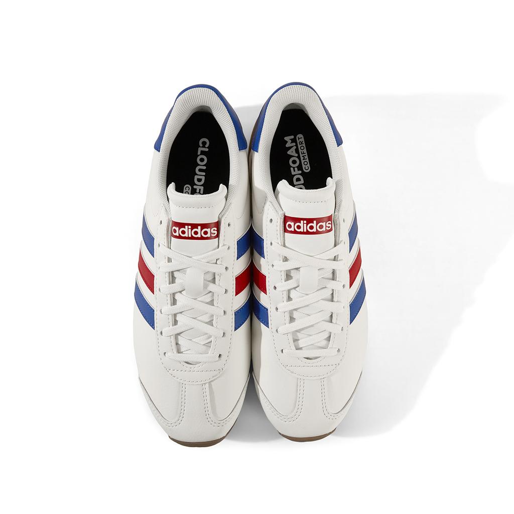 Adidas RUNVISTA Беговые кроссовки Мужские Белые Синие Красные HQ2317