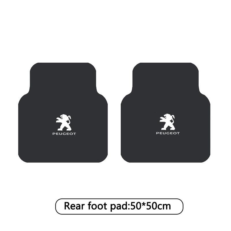 New Car Floor Mat,Front & Rear Automotive Carpet Floor Mats For Peugeot 306 308 407 408 807 3008 5008 Auto Interior Accessories