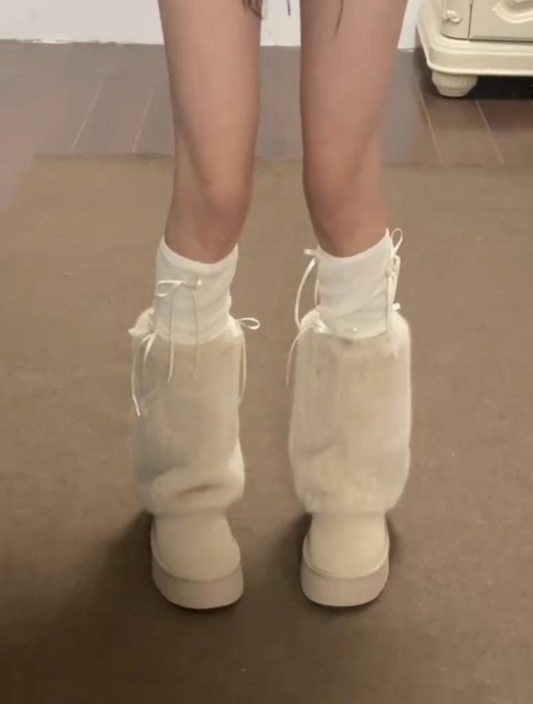 Зимние женские ботинки на платформе, сохраняющие тепло, ботинки длиной до середины голени, женские, на шнуровке, удобные, качественные, водонепроницаемые, Zapatos Mujer