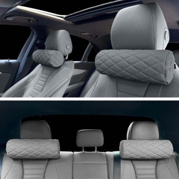 Высококачественная автомобильная подушка для шеи с эффектом памяти и двухстрочным дизайном.