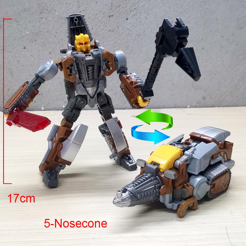 Комбинированные игрушки-трансформеры 5-в-1 Computron Strafe Scatters Afterburner Носовой обтекатель Фигурка Робот-трансформер Модель из аниме