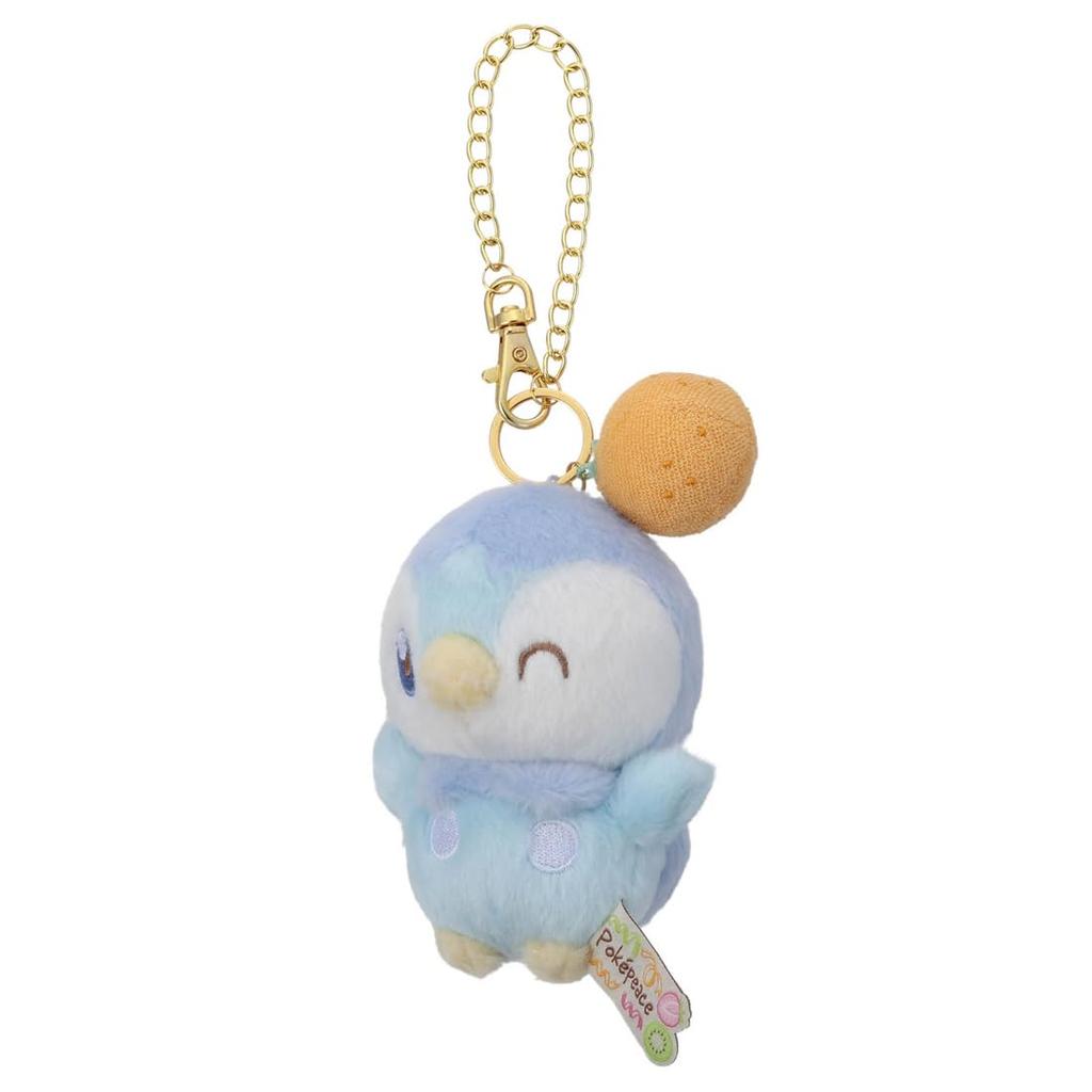 Takara Tomy Arts Плюшевый маскот с цепочкой Плюшевый Пиплап высотой примерно 11 см (ТАКАРАТОМИ ИСКУССТВА) Покемон ПокеПис (Цветная версия) Игрушка,