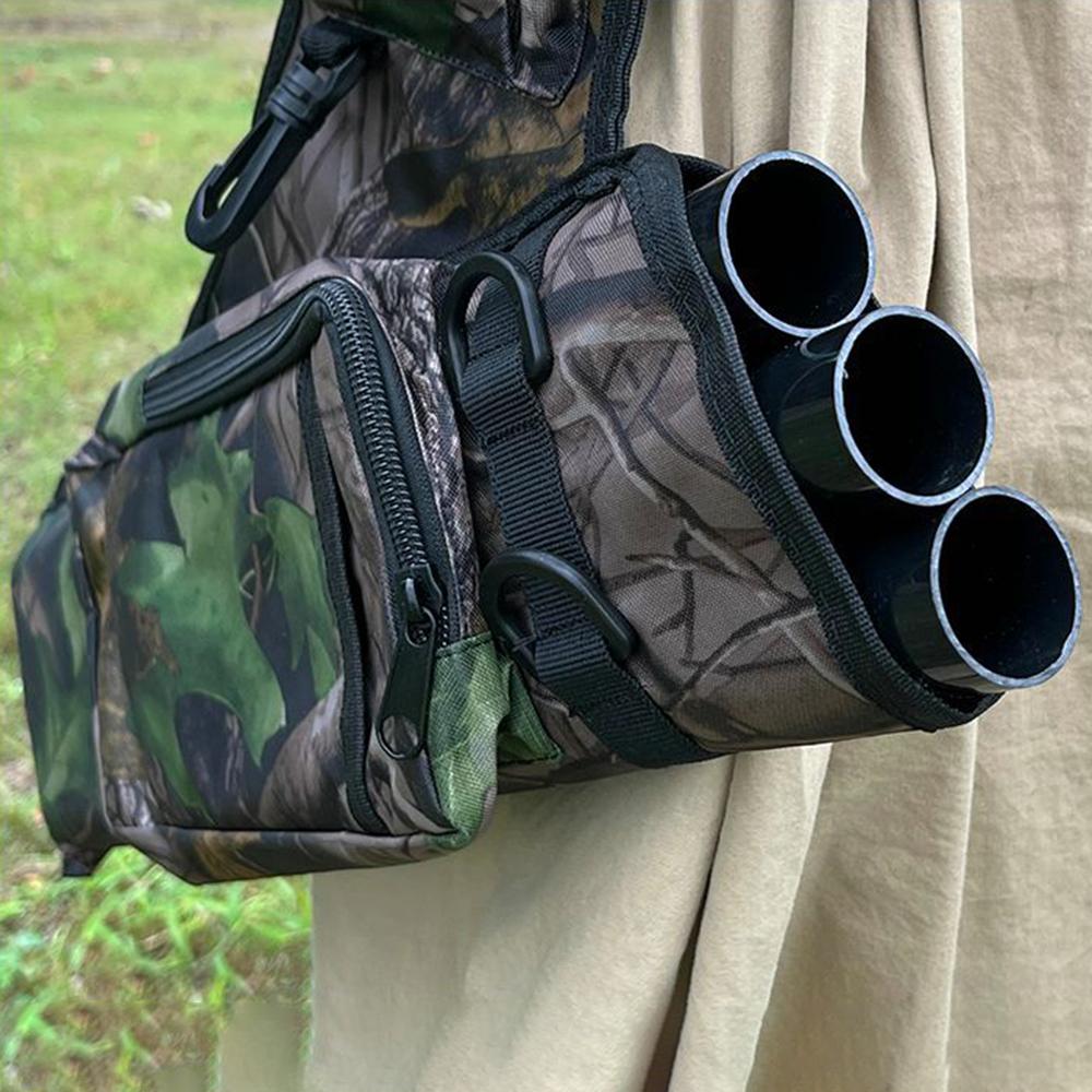 Колчан для стрельбы из лука с 3 трубками на поясе, мишень для стрельбы из ткани Оксфорд, колчан для стрел с регулируемым ремнем