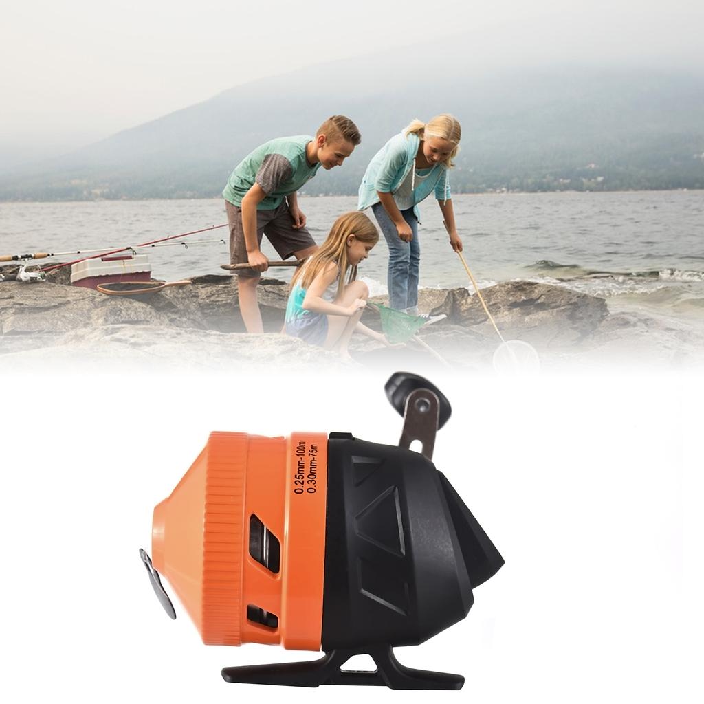 6.6-8.8lbs Smooth Drag Spincast катушка высокоскоростная 3.4:1 Передаточное отношение Правосторонняя предварительно намотанная рыболовная катушка