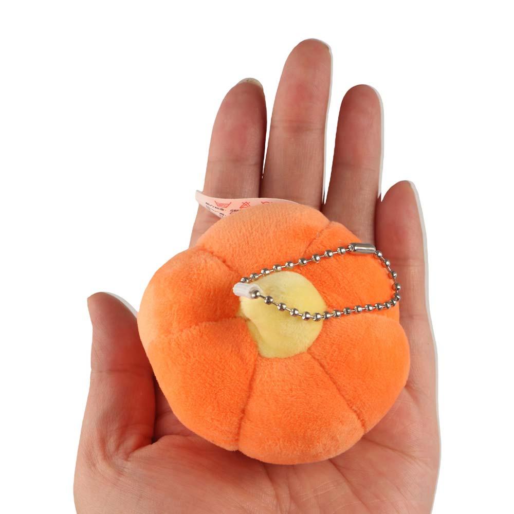 Soft Plush Doll Keyring Mini Bag Pendant Portable Pumpkin Stuffed Toy Keychain Children