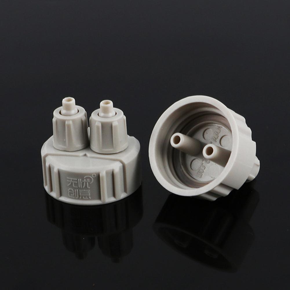 Co2 Reactor Air Diffuser Generator Double Connector Tube Valves Guage Bottle Cap Diy Aquarium Supplies