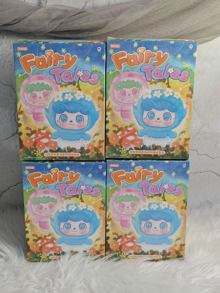 Оригинальная серия сказок Q.Kid Виниловая плюшевая игрушка-сюрприз Милая кукла Модель Декоративный подвеска Коллекционная игрушка Таинственная коробка Подарок ребенку