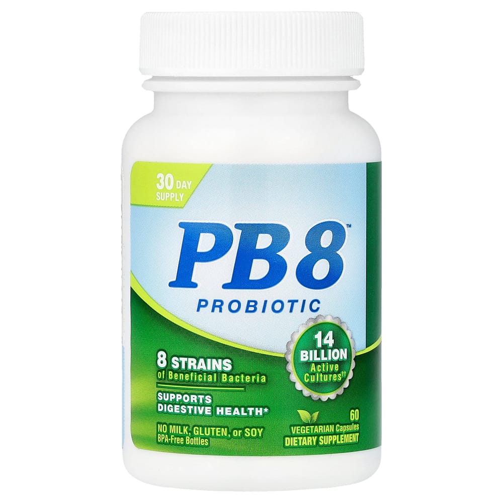 Nutrition Now PB8 Probiotic 14 Billion Veggie Capsules, 60 Count