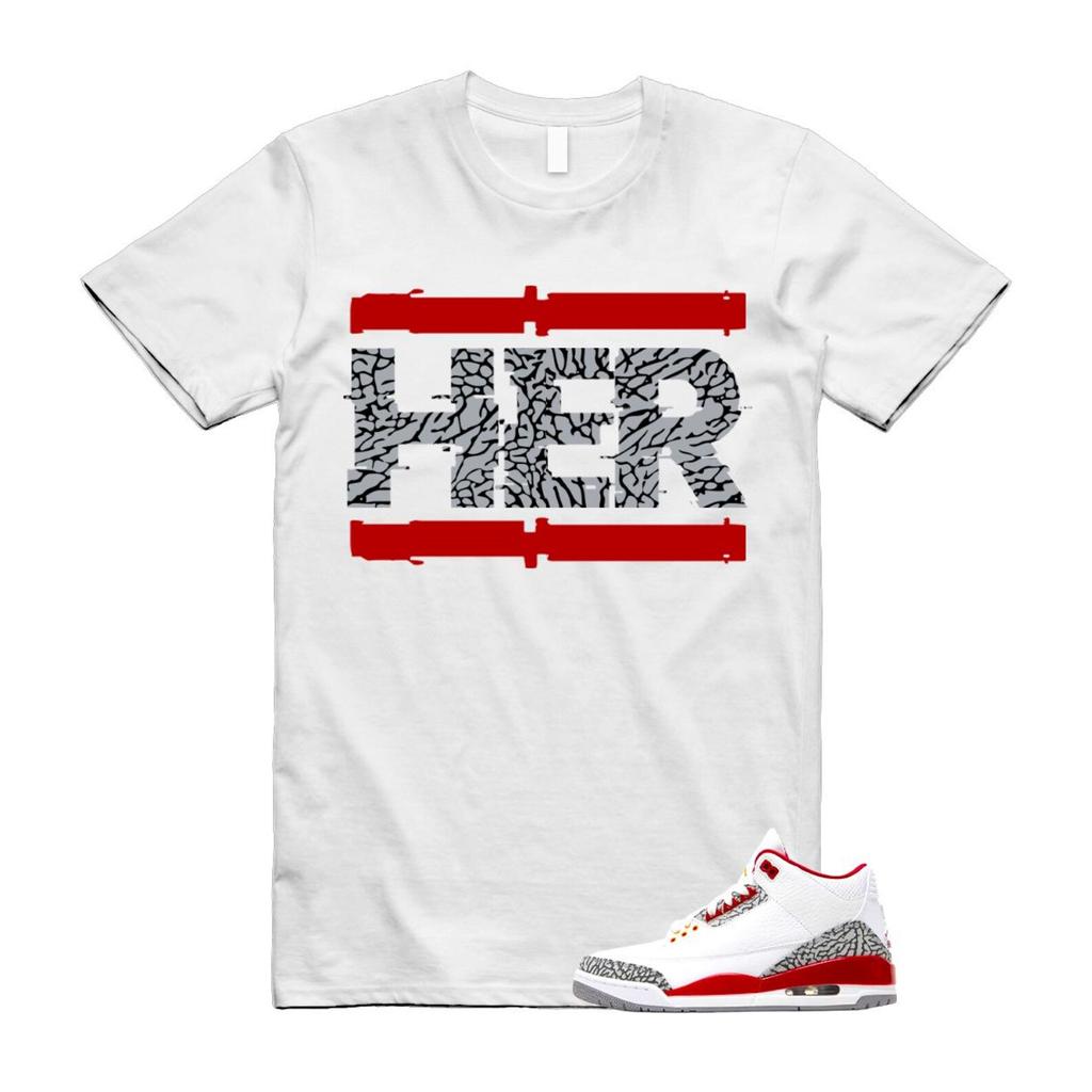 3 Cardinal Red White Cement Grey Light Curry Mens Kids T Shirt Match HER