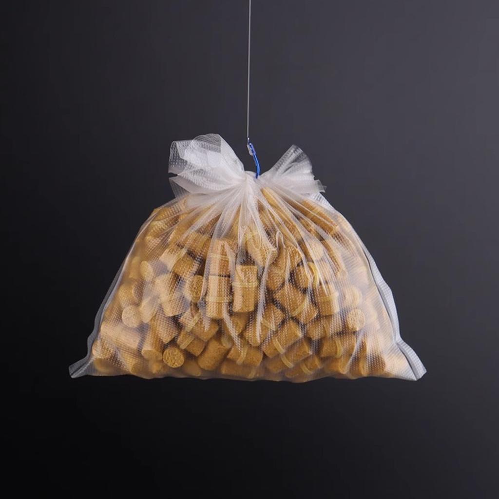 Fishing Water Soluble Baits Bag Pack of 50 Fishing Baits Dissolving Bag Quick Dissolve Baits Pouches for Carp Fishing