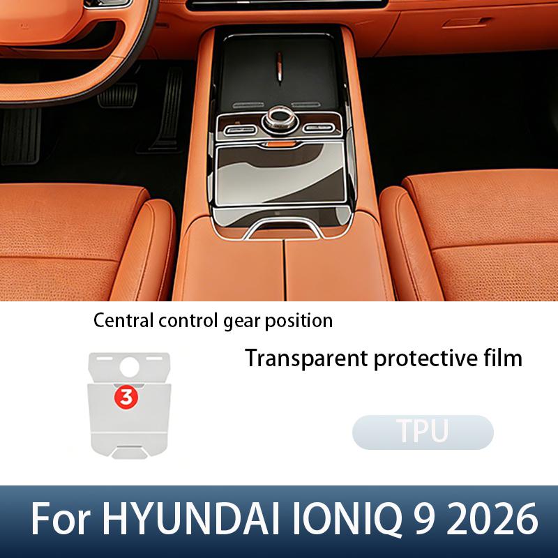 Fit for LYNK&CO 900 2025 Clear TPU PPF Anti Scratch Center Console Dashboard Navigation Interior Repair Protective Sticker Kit