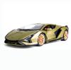 1/18 масштаб Lambo Sian, литая под давлением модель автомобиля, игрушечный автомобиль с откатным механизмом, звуком и светом для детей, взрослых, подарочная коллекция