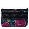 LeSportsac 3ZIP Cosmetic Pouch for Women 7158 (LeSportsac) (PAINTED BLOOMS) [Used]