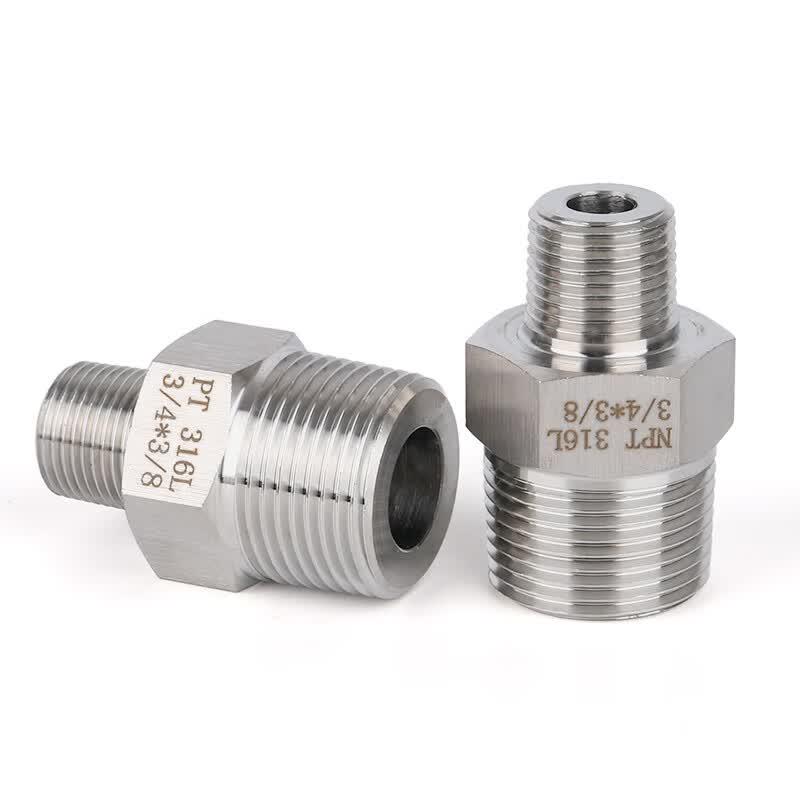 316L Stainless Steel High-Pressure Hex Reducing Connector