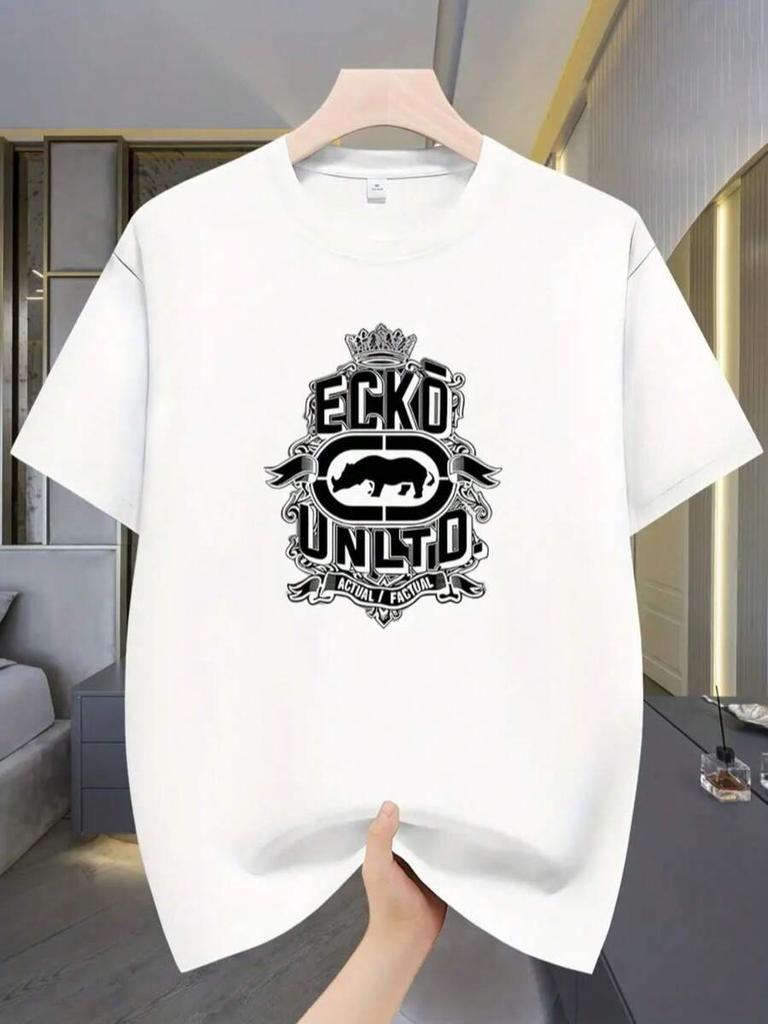 Unisex's Casual Short-Sleeved T-Shirt - Breathable Summer Crew Neck T-Shirt