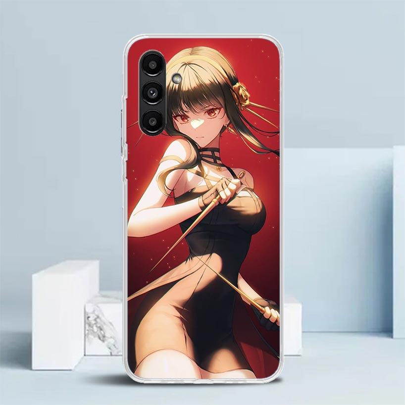 Чехол-обложка S-Spy Family Yor F-Forger для Samsung Galaxy A17 A37 A57 A16 A26 A36 A56 A15 A14 A55 Чехол для телефона A13 A53 A25 A35 A24 A34 A2