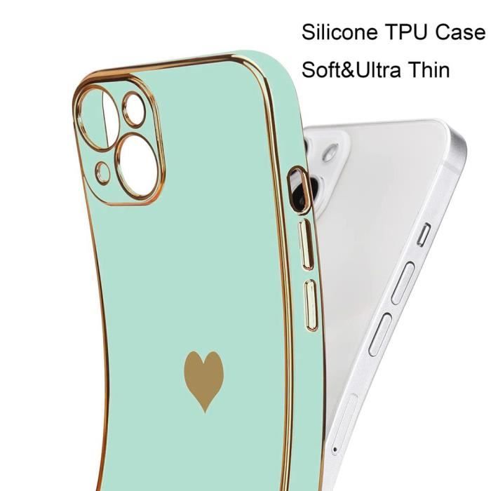Coque - BOOLING - pour iPhone 12 Pro Max - Turquoise - Antichoc - Anti-rayures