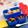 DIY Building Block Lunch Box Portable Children's Lunch Box Cartoon Student Bento Box Food Grade Pp Microwave Heatable Lunch Box