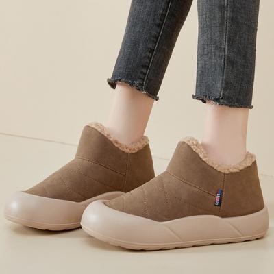 Хлопковая обувь, Зимние женские новые теплые женские ботинки, Ботинки на флисе, Утепленные зимние ботинки, Защита от холода и теплые хлопковые ботинки