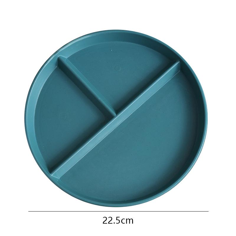 Тарелка из пшеничной соломы Nordic: Универсально подходит для фруктов, овощей, пельменей и салатов. Идеально подходит для использования дома и в гостинице. Прочный и экологичный.