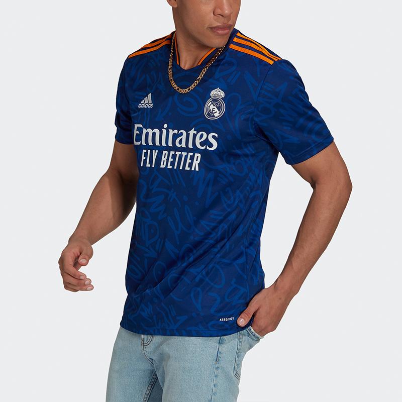 adidas Мужская синяя футболка для футбола H40942