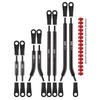 INJORA Stainless Steel High Clearance 4 Links Set Upgrade Parts For 1/24 RC Crawler Axial SCX24 Jeep Gladiator Dodge Power Wagon