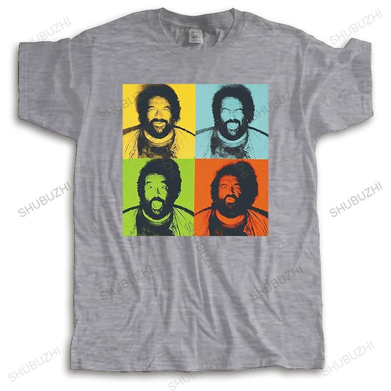 Mens Loose Tops Summer Cotton Black Funny Tshirt Banana Joe Bud Spencer New Arrived Man Casual T Shirt Cotton Drop Shipping