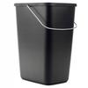 Мусорное ведро 12 л Контейнер для отходов Черный С ручкой Ведро