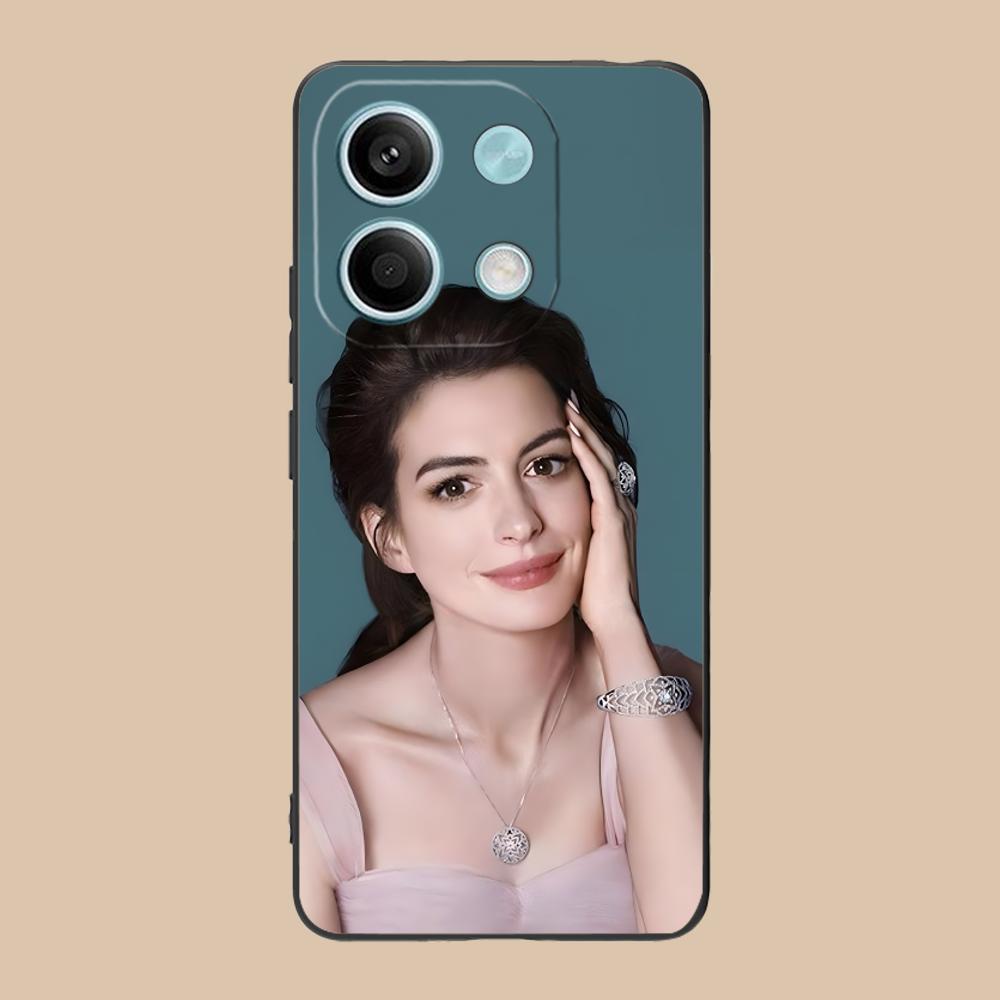 Чехол для мобильного телефона Anne Hathaway для Xiaomi 15 14 13 12 Mi 11 T Ultra Lite Pro S X 5G Цветной Печатный Чехол Чехол Красивый Роскошный