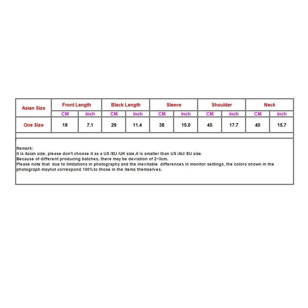 Women Puff Long Sleeve Half Top Blouse Ruffled Detachable False Fake Collar Costume Accessories