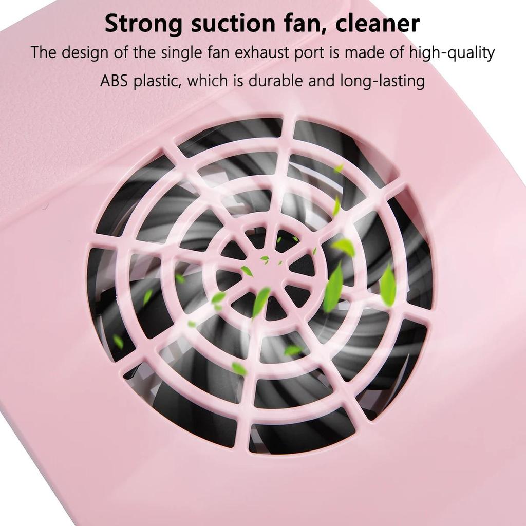 TFSCLOIN Профессиональный пылесборник для ногтей Низкий уровень шума Пылесос для ногтей Съемный фильтр Вытяжка для ногтей Инструмент для нейл-арта