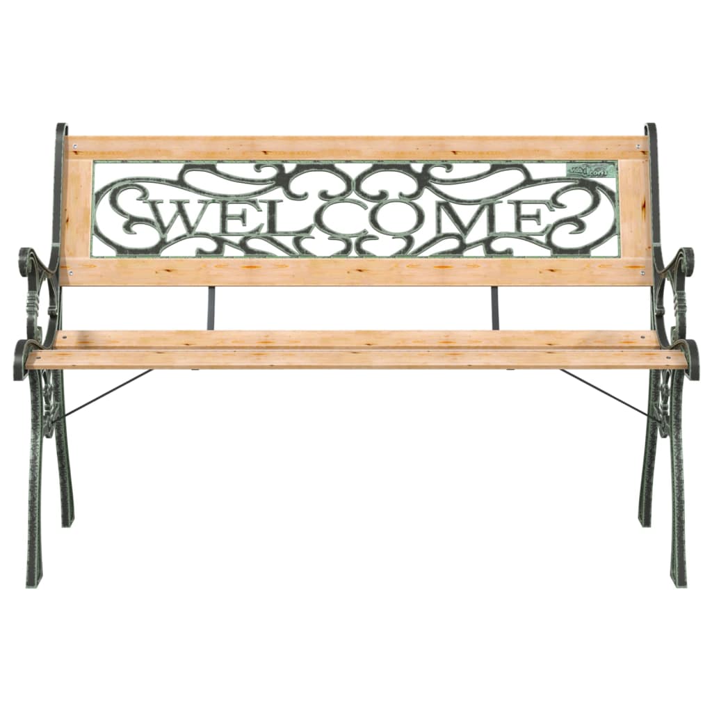 Vidaxl Ławka Ogrodowa, 122 Cm, Lite Drewno Jodłowe