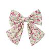 Elegant Floral Cotton Kids Bows Spring Butterfly Hair Clip Print Barrette For Women Girls Sweet Hairpin Accessories