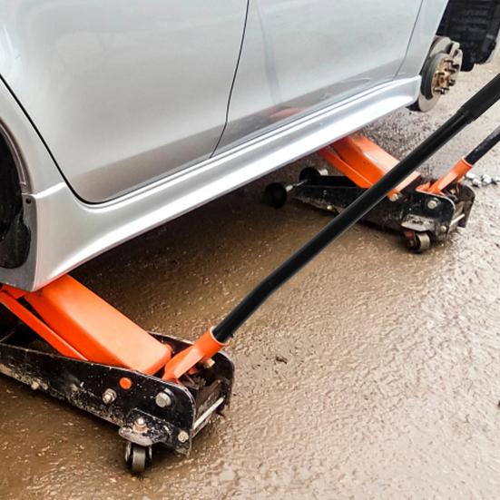 2,5-тонный гидравлический напольный домкрат, низкопрофильный стальной автомобильный подъемник с ручным насосом для грузовиков, внедорожников, фургонов, инструмент для тяжелого ремонта автомобилей, аварийный дорожный комплект, универсальный