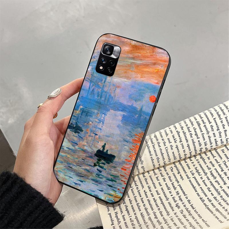 Claude Monet Garden Phone Case For Xiaomi Redmi note 13 12 Pro 11S 11 10 Pro 10S 12S Redmi 13 14C 10 13C