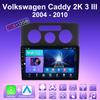 2 DIN Android Carplay автомобильное радио для Volkswagen Caddy 2K 3 III 2004 - 2010 мультимедийный проигрыватель головное устройство стерео GPS навигация BT WIFI 2+32 ГБ