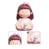Yoga Girl Figurine Cartoon Lovely Cute Fashionable Decoration Yoga Pose Girl Ornament for Car