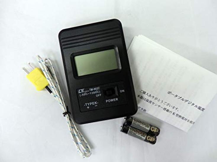 469 PPLS Digital Thermometer with AAA Battery Type TR-TEMK01 K-type Thermocouple,