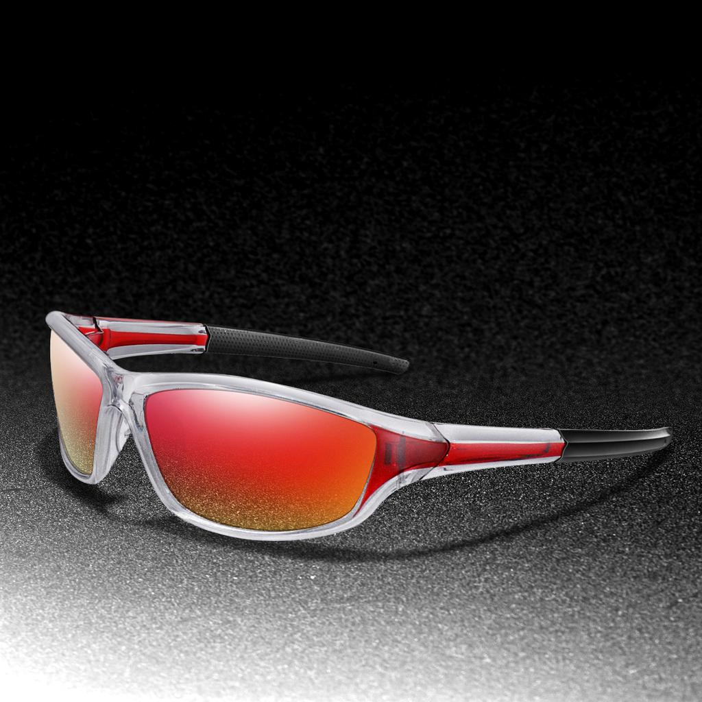 Men's Polarized Cycling Sunglasses Women's Fashion Oval Full Frame Windproof Sports Glasses for Cycling Running Hiking UV400 7