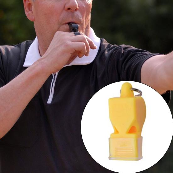 Судейский свисток с ремешком для ключей, 115 дБ, громкий звук, портативный, профессиональный, для тренировок на открытом воздухе, для выживания, футбола, баскетбола, спортивного свистка